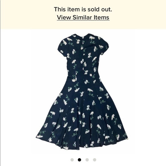 Reformation button front midi dress xs - Picture 2 of 9